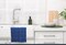 100% Cotton Terry Dish Towels for Kitchen, 4 Pack Plain, 16 x26 Inches, Super Soft and Absorbent, Perfect for Cleaning and Dish Washing | Navy Blue Kitchen Towels